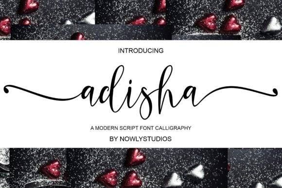 Adisha: The Dance of Typography for Modern Creators