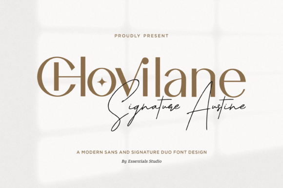 Chovilane Signature Austine: The Art of Modern Typography