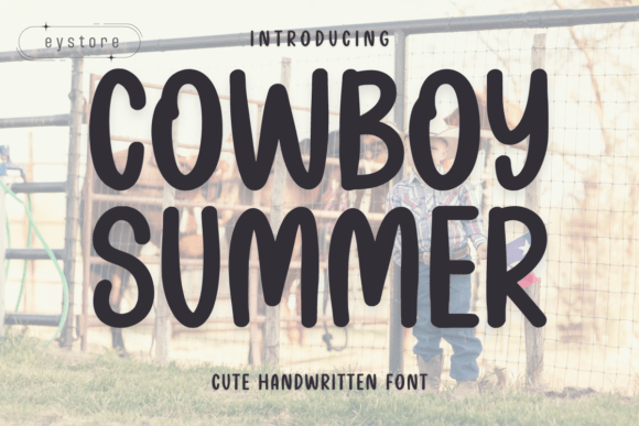 Cowboy Summer: The Handwritten Font That Brings Warmth and Whimsy to Your Projects