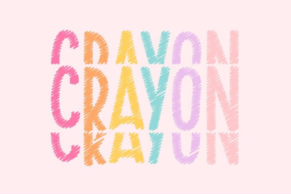 Crayonfriends Stacked: A Font That Feels Like a Childhood Masterpiece