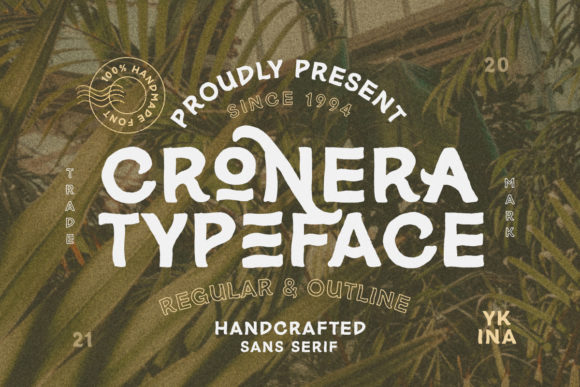Cronera: The Bold, Organic Typeface for Modern Creators