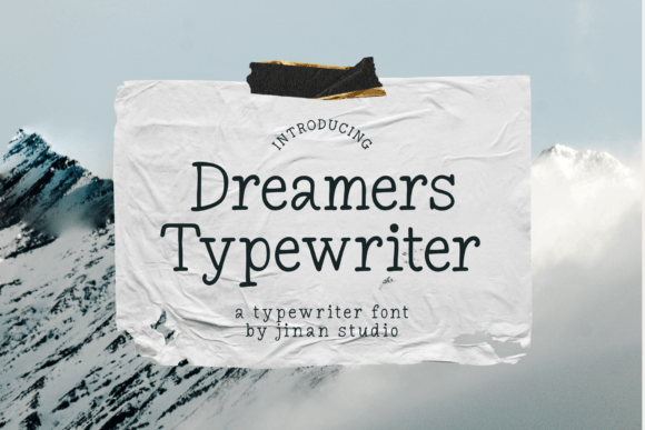 Dreamers Typewriter: The Vintage Font for Modern Brands