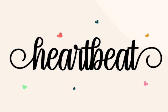 Heartbeat: The Handwritten Font with a Festive Soul
