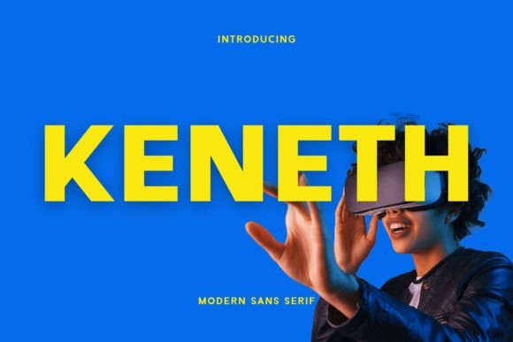 Keneth: A Modern Typeface for Bold Brand Statements