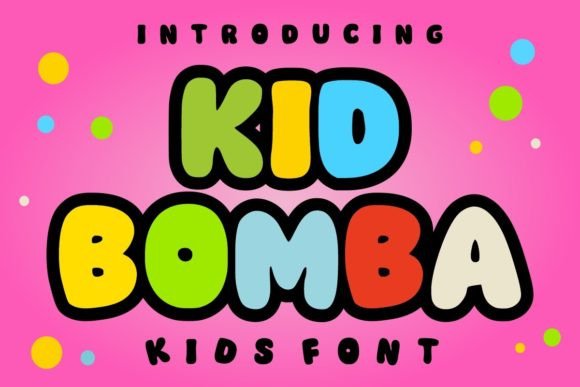 Kid Bomba: The Display Font That Brings Instant Energy