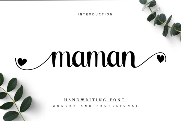 Maman: A Handwritten Font Blending Classic Calligraphy with Modern Style