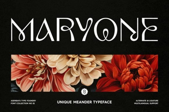 Maryone: Blending Art Nouveau Fluidity with Modern Brand Elegance