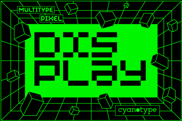 MultiType Pixel Display: Adding a Digital Edge to Modern Design