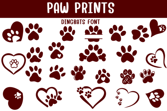 Paw Prints: The Dingbats Font That Adds Heart to Pet Projects