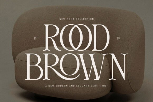 Rood Brown: The Serif Font That Balances Luxury and Approachability
