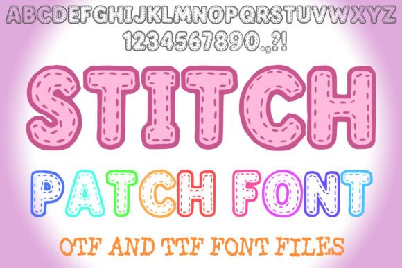 Stitch Patch: A Font That Feels Like Your Favorite Craft