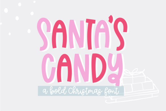Sweeten Your Holiday Designs with Santa's Candy Font