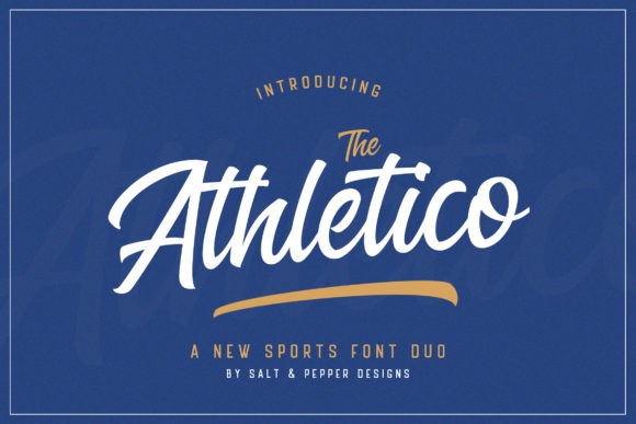 The Athletico: A Duo Font That Brings Your Brand to Life
