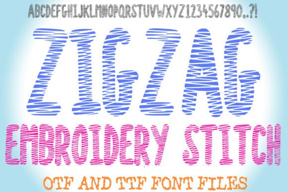 The Handmade Charm of Zigzag Embroidery Stitch in Modern Design